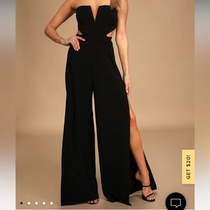 WHITE Lulu jumpsuit. NWT